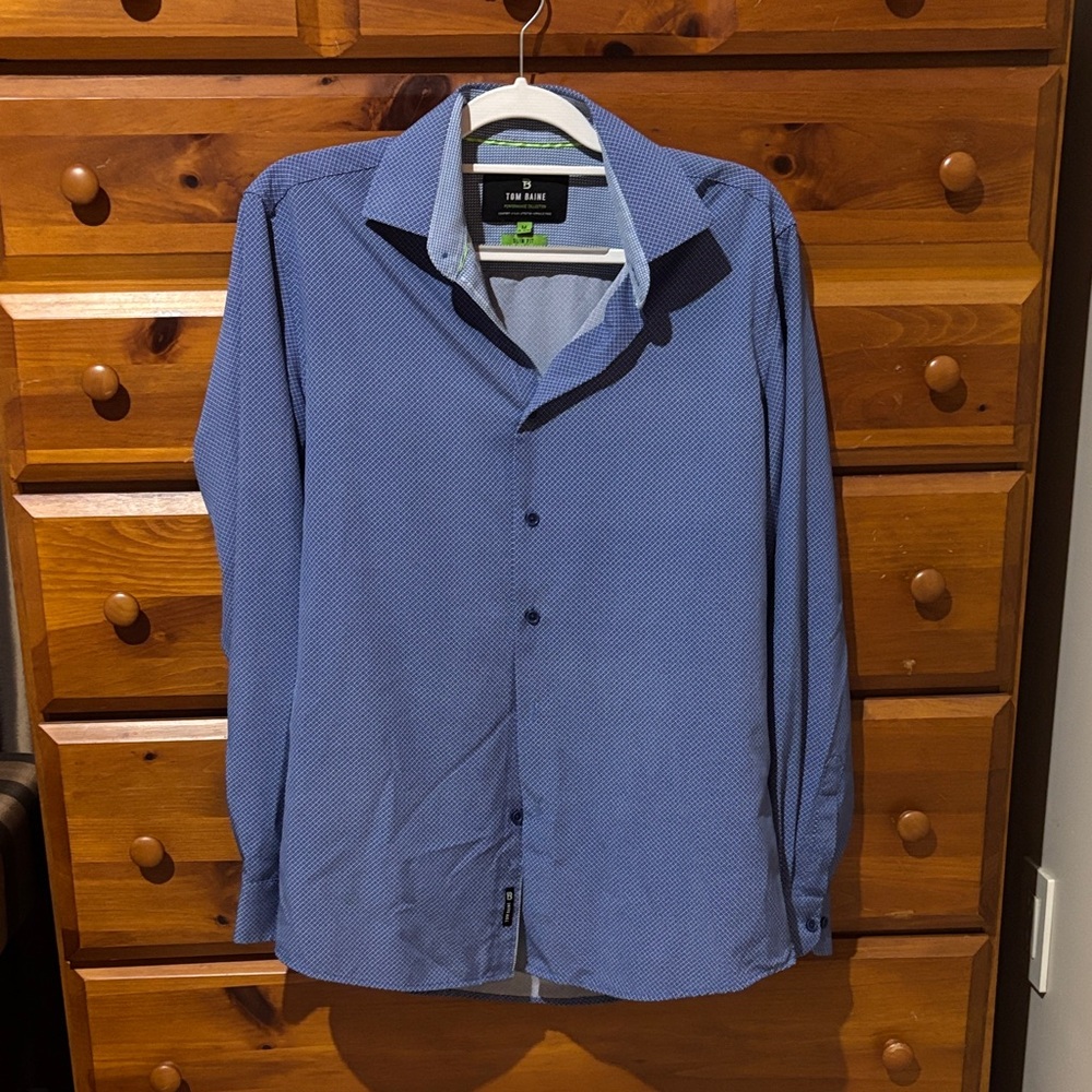 Men's Blue Dress Shirt